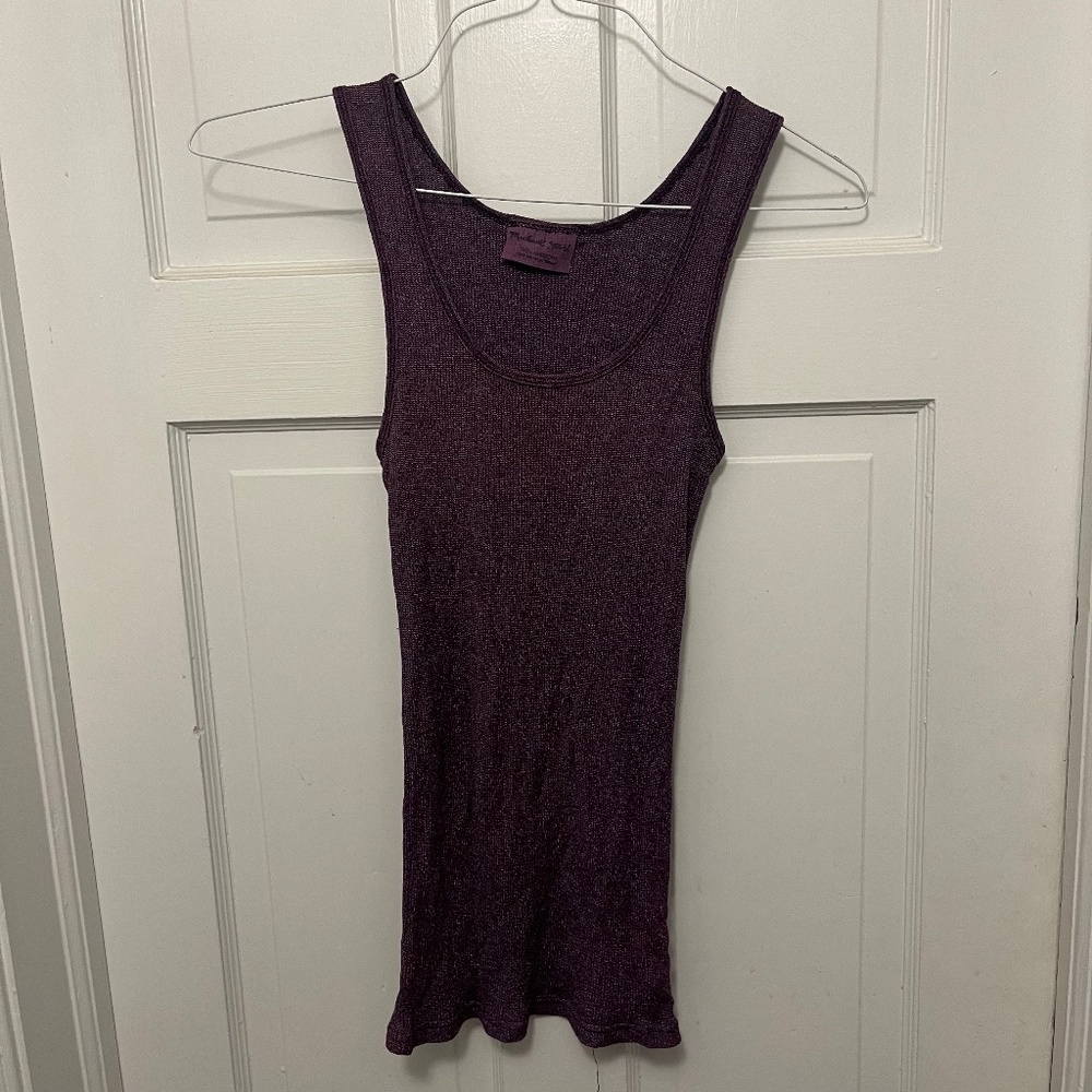 Purple Michael Stars Tank Top